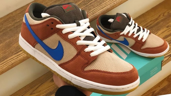 Nike SB Dunk Low suede corduroy
