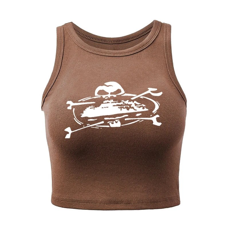 skull tank top