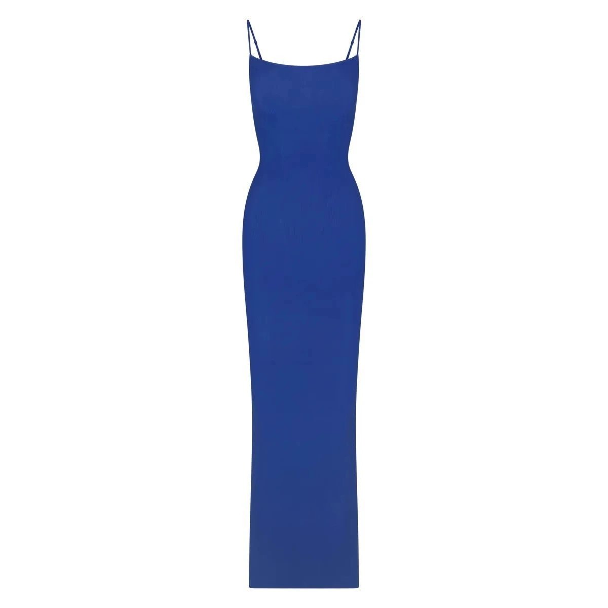 Women's Bateau Neck Spaghetti Straps High Waist Slim Hip Wrap Maxi Dress Party Prom Evening Dress
