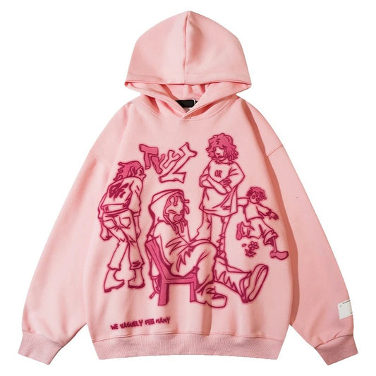 Graffiti Printed Hoodie