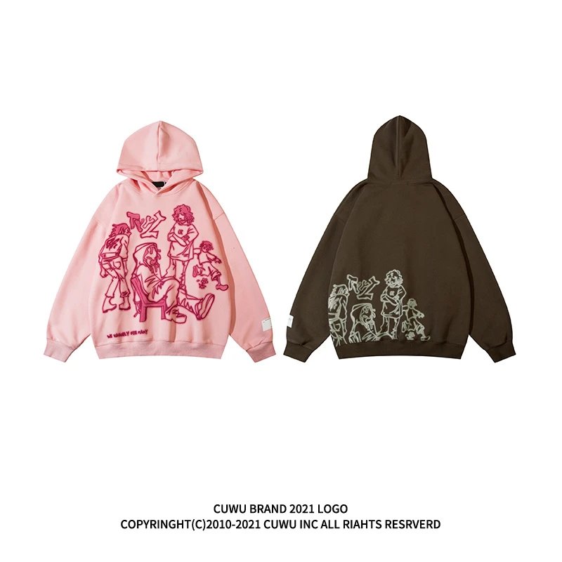 Graffiti Printed Hoodie