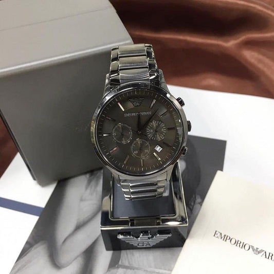 Emporio Armani Stainless Steel Royal Dial