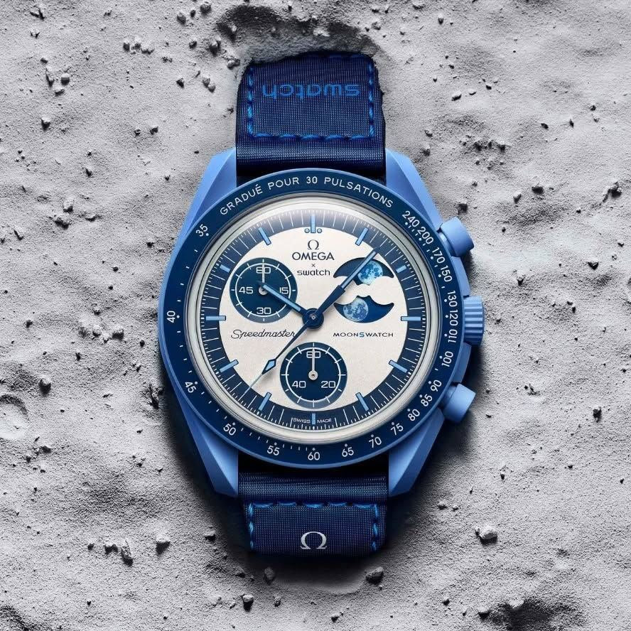 Omega x Swatch Super Blue MoonSwatch - Mission to the Moon