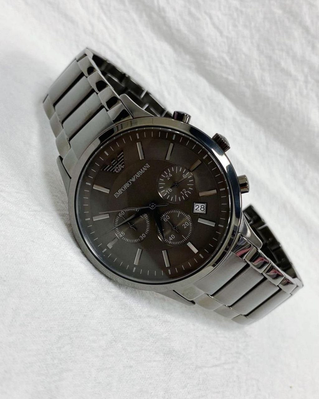 Emporio Armani Stainless Steel Royal Dial