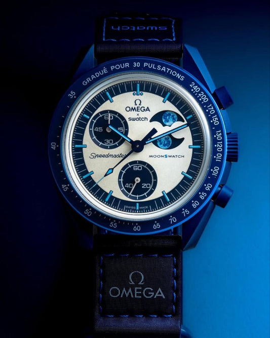 Omega x Swatch Super Blue MoonSwatch - Mission to the Moon