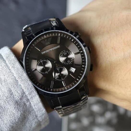Emporio Armani Stainless Steel Royal Dial