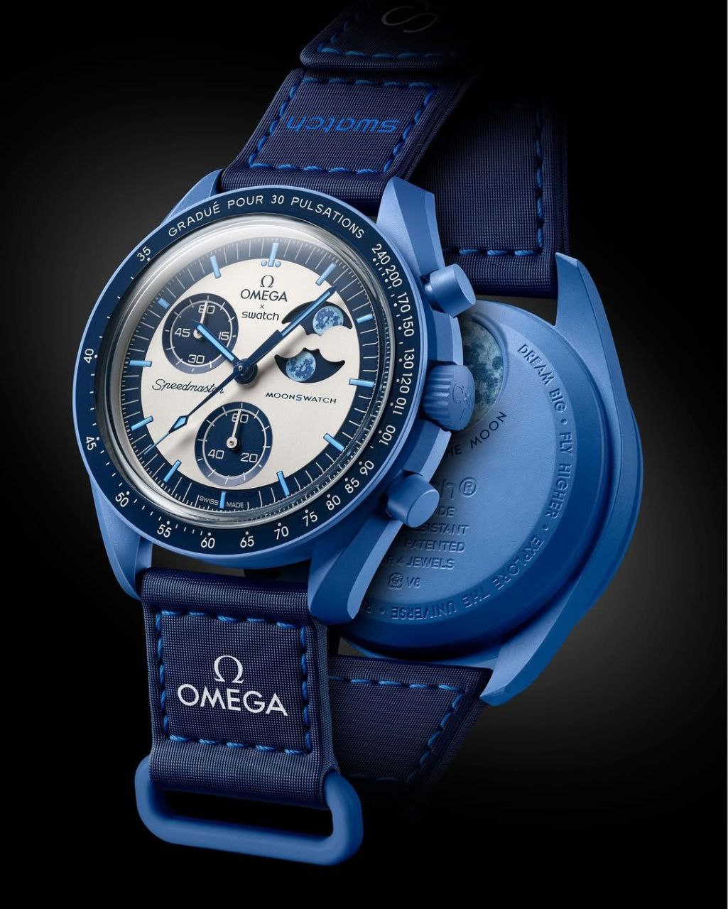 Omega x Swatch Super Blue MoonSwatch - Mission to the Moon