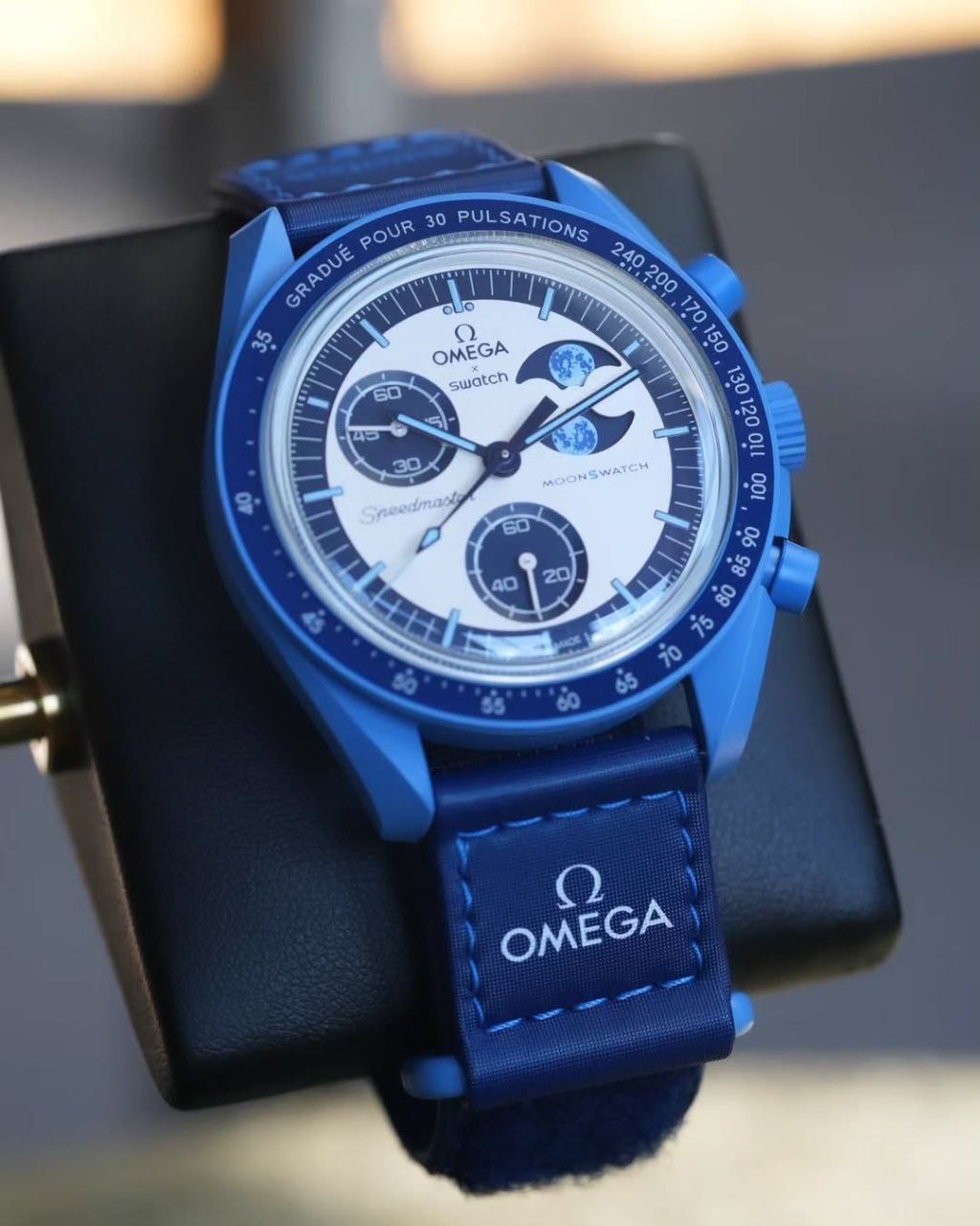 Omega x Swatch Super Blue MoonSwatch - Mission to the Moon